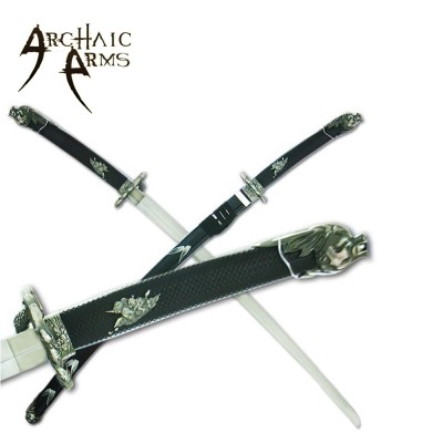 Dragon Flame Katana Sword | Stunning Dragon Motifs & Stainless Steel