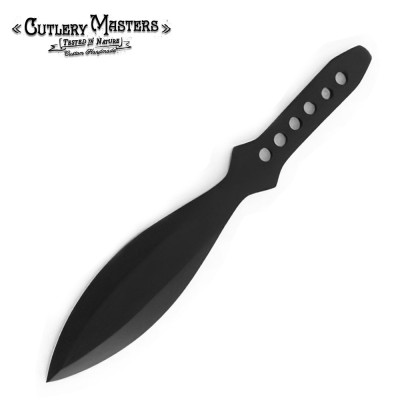 Precision Throwing Companion - Sleek Black Stainless Steel