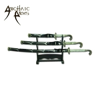 Cobra Head Samurai Katana Set - Elegant, Durable, Versatile Trio