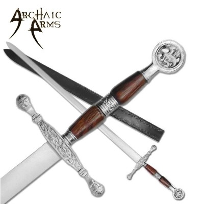 Saint George Dragon Slayer Legendary Sword with Premium Leather