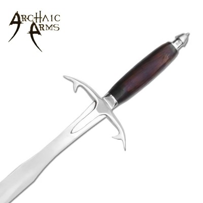 Medieval Flang Masterpiece Sword with Premium Leather Scabbard