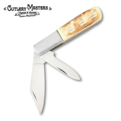 Classic Bone Handle Stainless Steel Folding Tool - Elegant & Durable