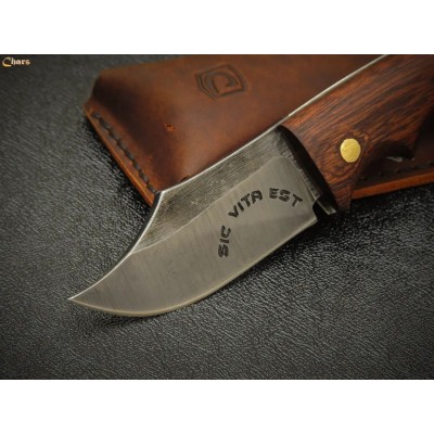 Classic Folding Knife with Wooden Handle