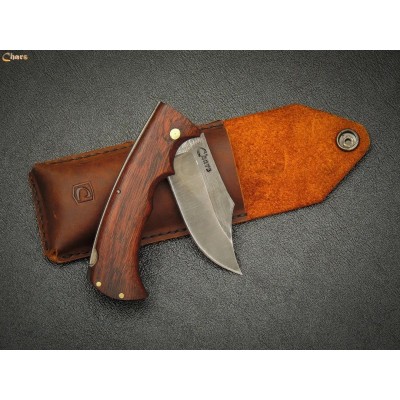 Classic Folding Knife with Wooden Handle