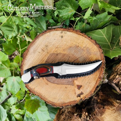 Sleek Bow Back Crafted Edge Outdoor Blade - Precision & Style