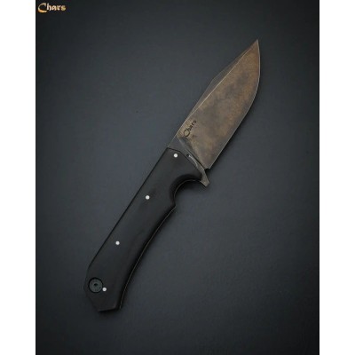 Tactical Folding Knife with Black G10 Handle for Outdoor and EDC