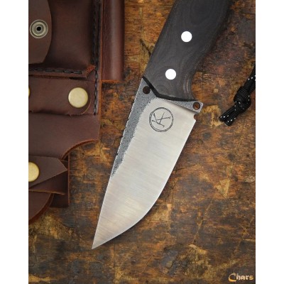 Premium Bushcraft Knife with Carbon Steel Blade