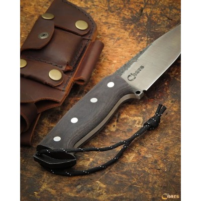 Premium Bushcraft Knife with Carbon Steel Blade