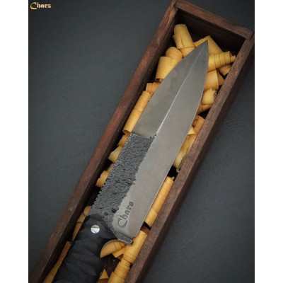 Premium Spear-Point Knife with Micarta Handle