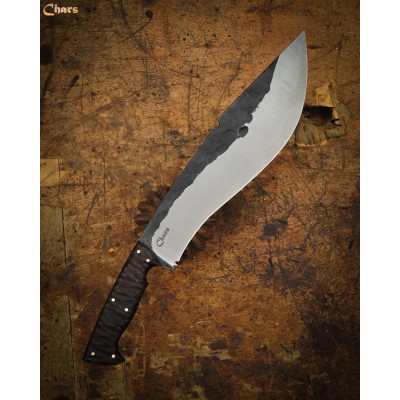 Modern Hand-Forged Kukri | 5160 Steel & Saman Wood