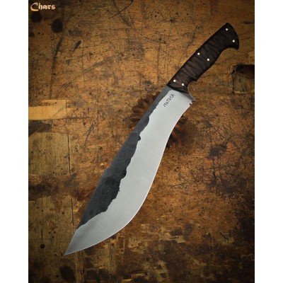 Modern Hand-Forged Kukri | 5160 Steel & Saman Wood