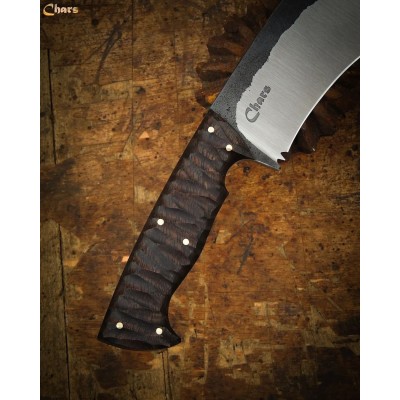 Modern Hand-Forged Kukri | 5160 Steel & Saman Wood