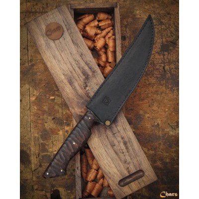 Handcrafted Fillet Knife | 1095 Steel & Saman Wood Handle