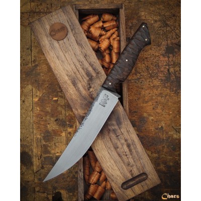 Handcrafted Fillet Knife | 1095 Steel & Saman Wood Handle