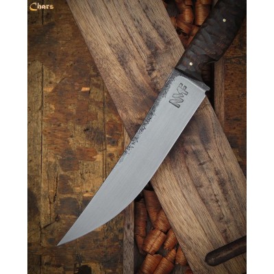 Handcrafted Fillet Knife | 1095 Steel & Saman Wood Handle