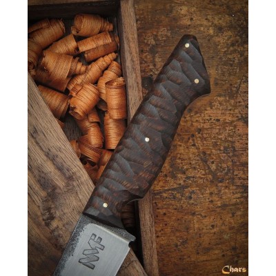 Handcrafted Fillet Knife | 1095 Steel & Saman Wood Handle