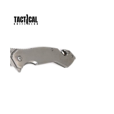 8" Military Tactical Spring Assisted Pocket Knife - Multi Tool