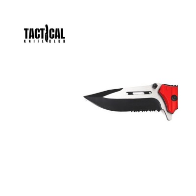 Tactical Folding Knife with Firestarter & Whistle