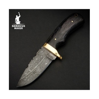 Damascus Maker Skinner Knife