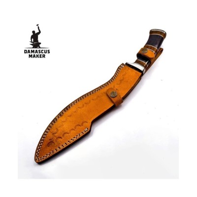 Versatile Kukri Knife with Leather Sheath