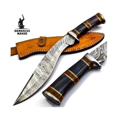 Versatile Kukri Knife with Leather Sheath