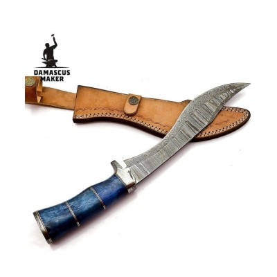 Elegant Handcrafted Damascus Camping Knife