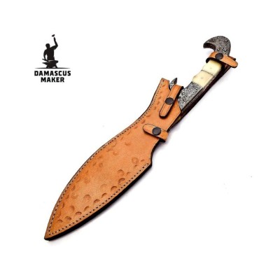 High-Quality Kukri Knife with Cowhide Sheath