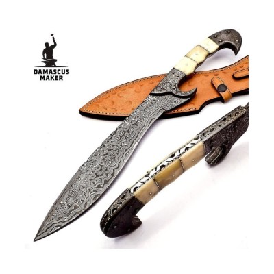 High-Quality Kukri Knife with Cowhide Sheath