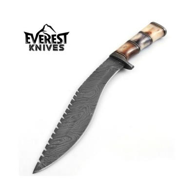 Damascus Steel Kukri Knife