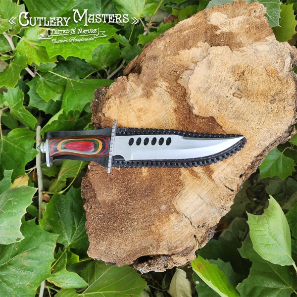 Rambo II Elite Adventure Blade with Colorwood Handle