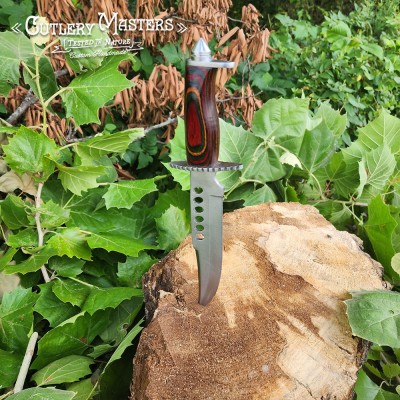 Rambo II Elite Adventure Blade | Premium Stainless Steel & Colorwood