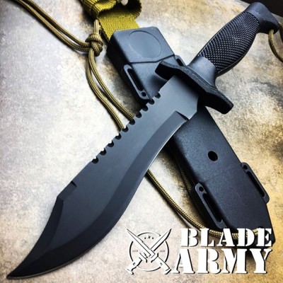 Stainless Steel Hunting Knife with Quick Deployment - Durable Blade