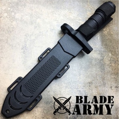 Ultimate Tactical Survival Knife with Rubber Handle & ABS Sheath