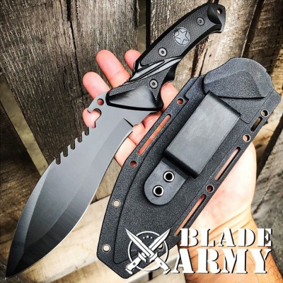 Full Tang Tactical Survival Knife with Sheath – Military Grade