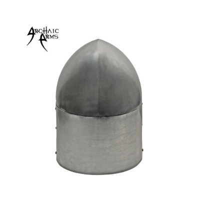 Knights Templar Sugar Loaf Helmet With Stand - Medieval Replica