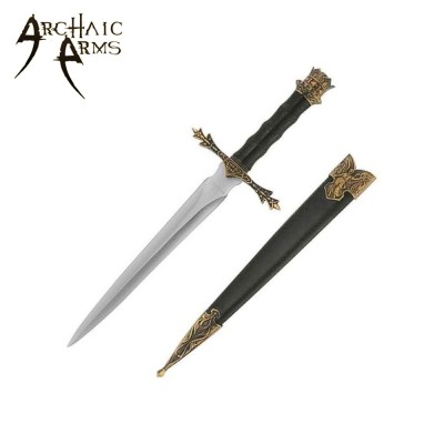 Angelic Medieval Dagger with Bronze Guard – Decorative Collectible