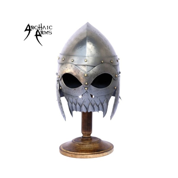 Dark Medieval Warrior Helmet