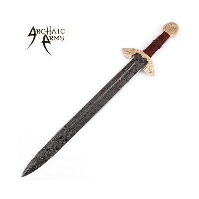 Damascus Steel Medieval Swords by Archaic Arms