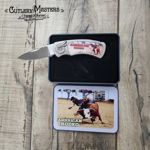 American Rodeo Stainless Steel Box Knife