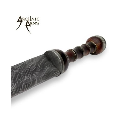 Historical Damascus Gladiator Sword - Archaic Arms Quality