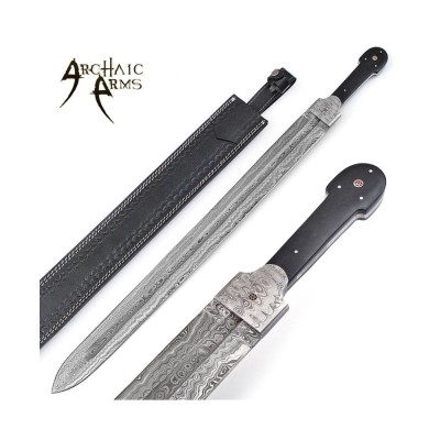 Handcrafted Damascus Kindjal Sword - Archaic Arms