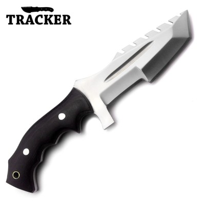 Handmade D2 Steel Tracker Knife with G10 Handle - Durable & Versatile