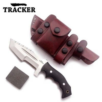 Handmade D2 Steel Tracker Knife with G10 Handle - Durable & Versatile