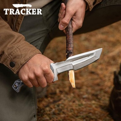 Handmade D2 Steel Tracker Knife -  Durable & Versatile