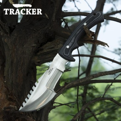 Handmade D2 Tool Steel Tactical Hunting Tracker Knife - EDC Ready