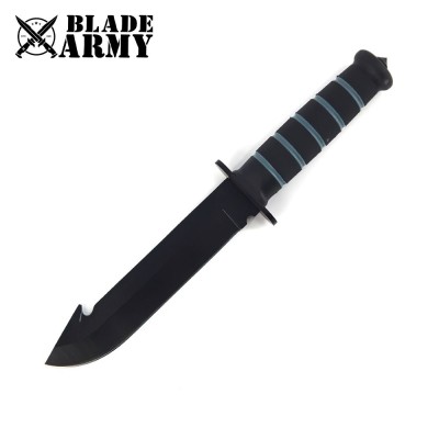 Tactical Fixed Blade Survival Knife with Gut Hook and Glass Breaker