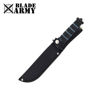 Tactical Fixed Blade Survival Knife with Gut Hook and Glass Breaker