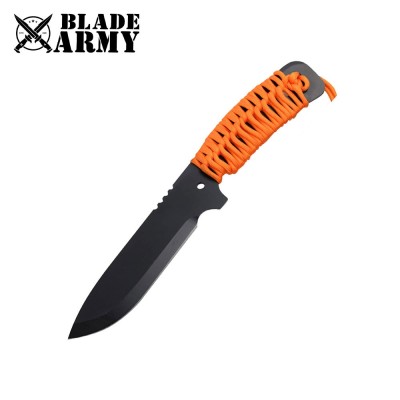 Tactical Full Tang Survival Hunting Knife with Nylon Sheath