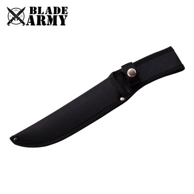 Survivor Fixed Blade Hunting Knife with Color Wood Handle