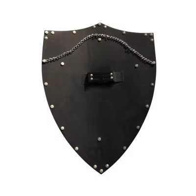 Knights of Templar Shield – 20 Gauge Stainless Steel with Red Cross